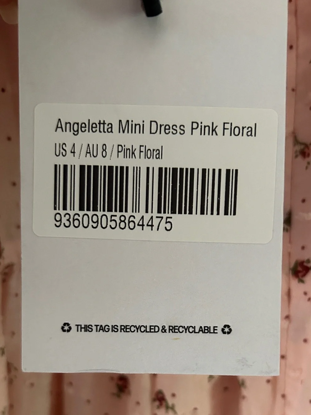 Princess Polly - Angeletta - Pink Floral Spaghetti-Strap Mini Dress - Picture 5 of 6